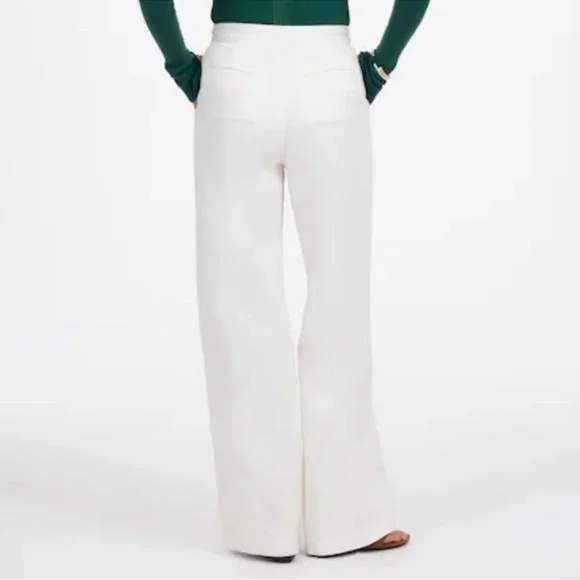 Madewell The Harlow Wide Leg Trouser Jean Size 29 Cream High Rise Relaxed Fit CL - Picture 13 of 14